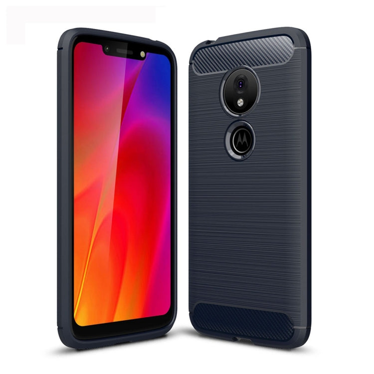 Brushed Texture Carbon Fiber TPU Case for Motorola Moto G7 Play EU Version My Store