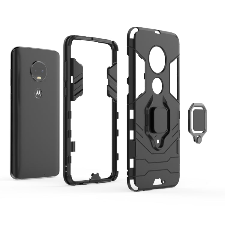 PC + TPU Shockproof Protective Case for Motorola Moto G7, with Magnetic Ring Holder My Store