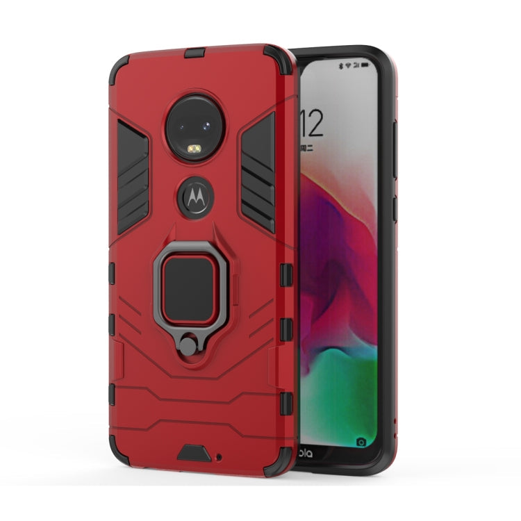 PC + TPU Shockproof Protective Case for Motorola Moto G7, with Magnetic Ring Holder My Store