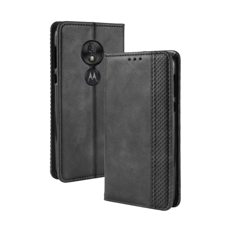 Magnetic Buckle Retro Texture Horizontal Flip Leather Case for Motorola Moto G7 Play (EU Version), with Holder & Card Slots & Wallet My Store