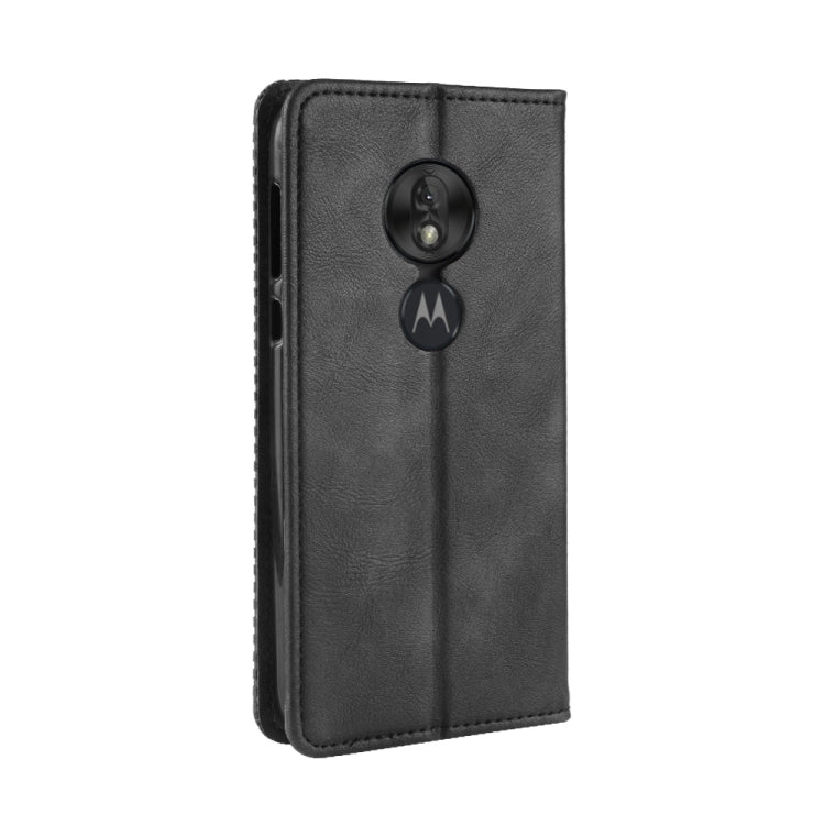 Magnetic Buckle Retro Texture Horizontal Flip Leather Case for Motorola Moto G7 Play (EU Version), with Holder & Card Slots & Wallet My Store