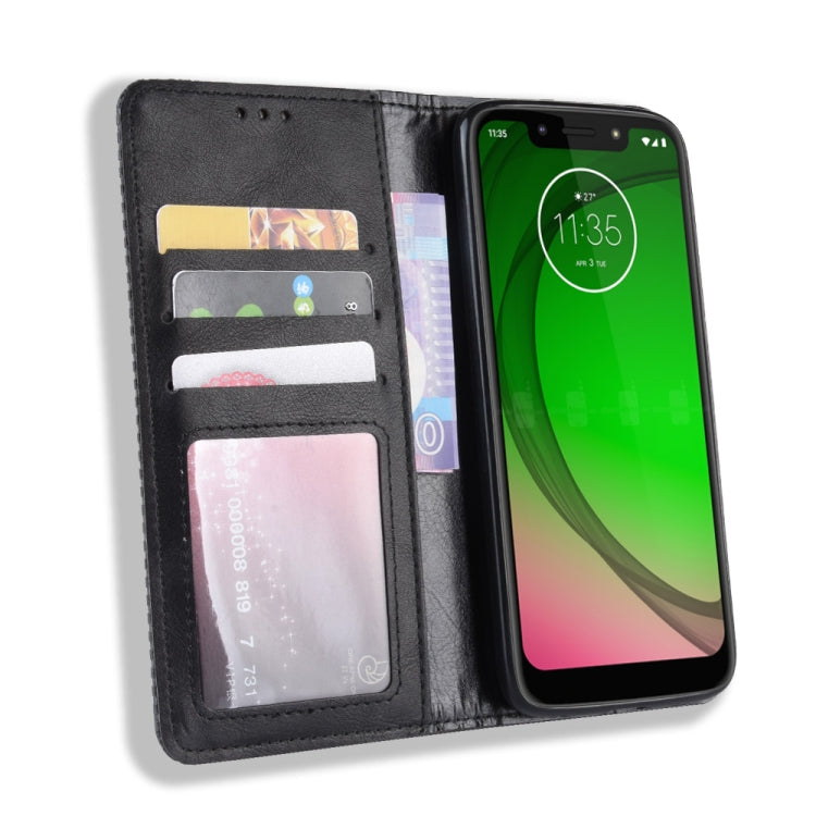 Magnetic Buckle Retro Texture Horizontal Flip Leather Case for Motorola Moto G7 Play (EU Version), with Holder & Card Slots & Wallet My Store