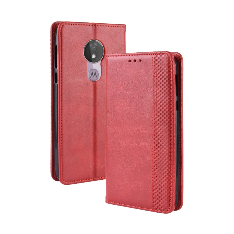 Magnetic Buckle Retro Texture Horizontal Flip Leather Case for Motorola Moto G7 Power (EU Version), with Holder & Card Slots & Wallet My Store