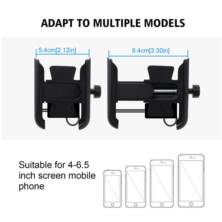 CS-856D1 Motorcycle Rotatable Chargeable Aluminum Alloy Mobile Phone Holder, Mirror Holder Version ÎҵÄÉ̵ê