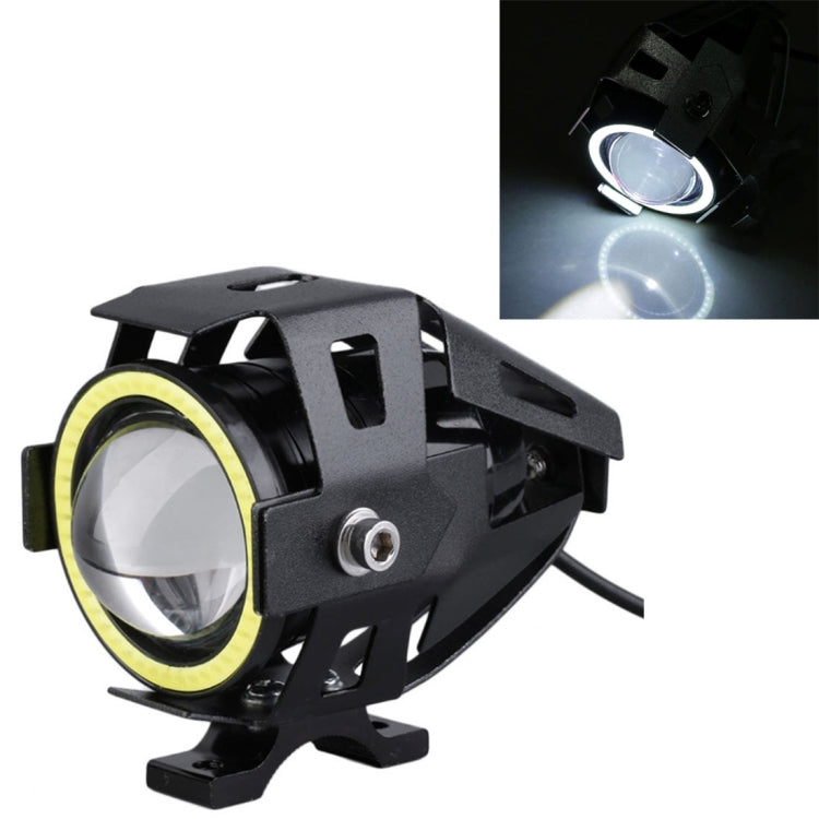 U7 10W 1000LM CREE LED Waterproof IP67 Headlamp Light with Angel Eyes Light for Motorcycle / SUV, DC 12V ÎҵÄÉ̵ê