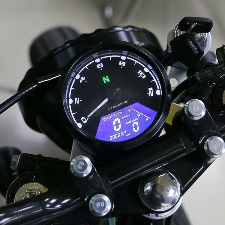 Speedpark Universal Motorcycle Retro Modified Instrument Odometer LCD Instrument Assembly ÎҵÄÉ̵ê