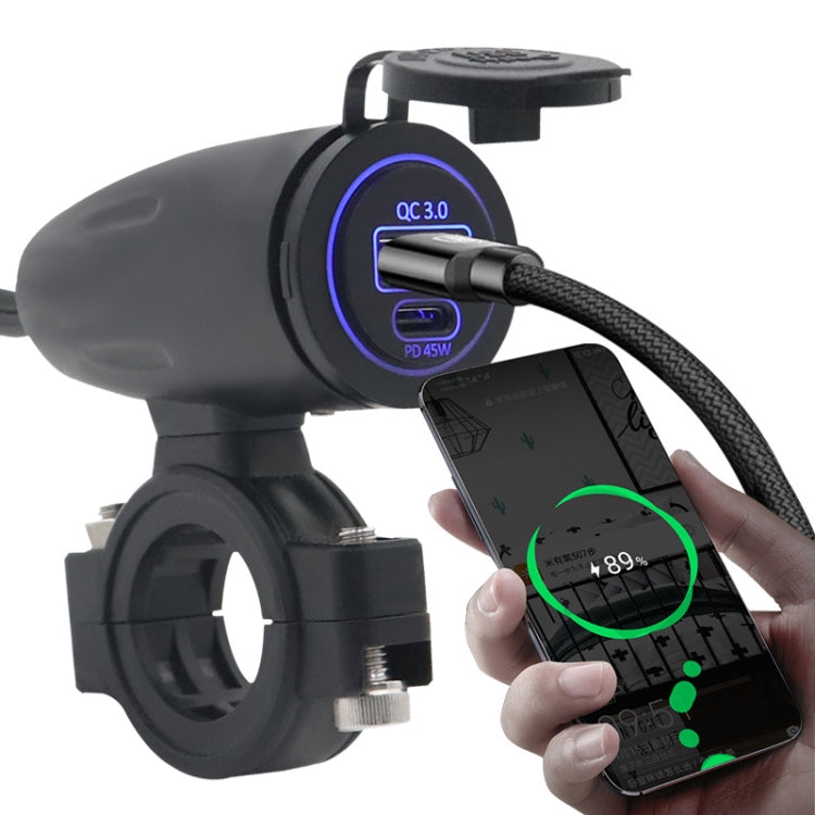 C5931-Z Motorcycle 45W PD Fast Charge + QC3.0 Dual Interface Charger ÎҵÄÉ̵ê