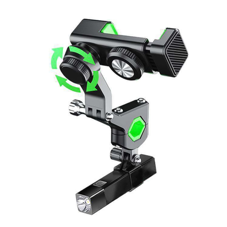 Motorcycle Spherical Compass Phone Holder, Handlebar with Light ÎҵÄÉ̵ê