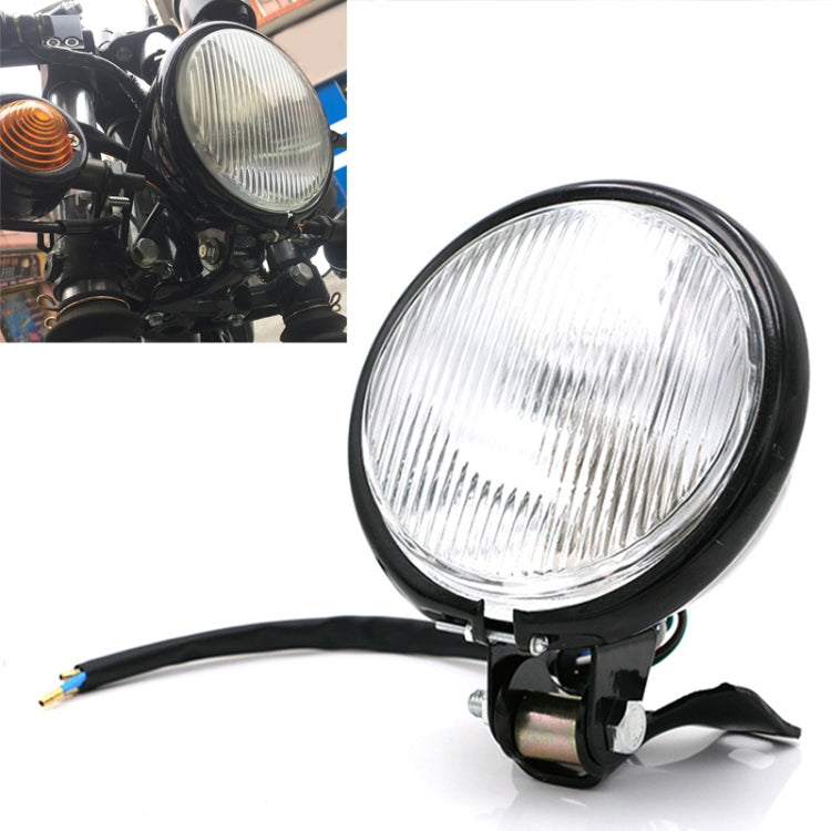 4 inch Motorcycle Black Shell Glass Retro Lamp LED Headlight Modification Accessories ÎҵÄÉ̵ê