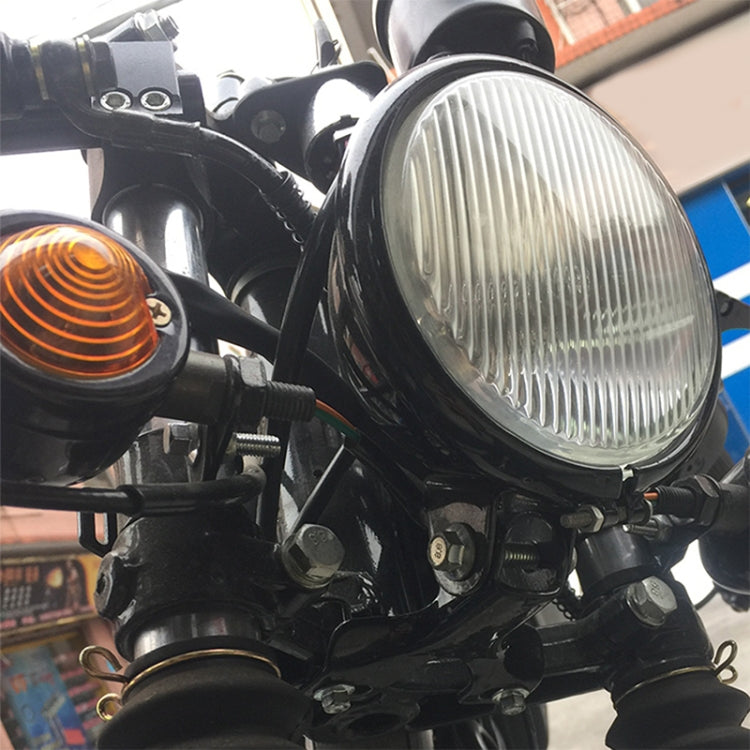 4 inch Motorcycle Black Shell Glass Retro Lamp LED Headlight Modification Accessories ÎҵÄÉ̵ê