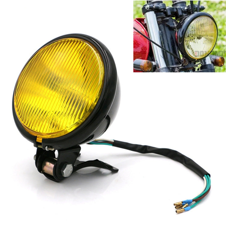 4 inch Motorcycle Black Shell Glass Retro Lamp LED Headlight Modification Accessories ÎҵÄÉ̵ê