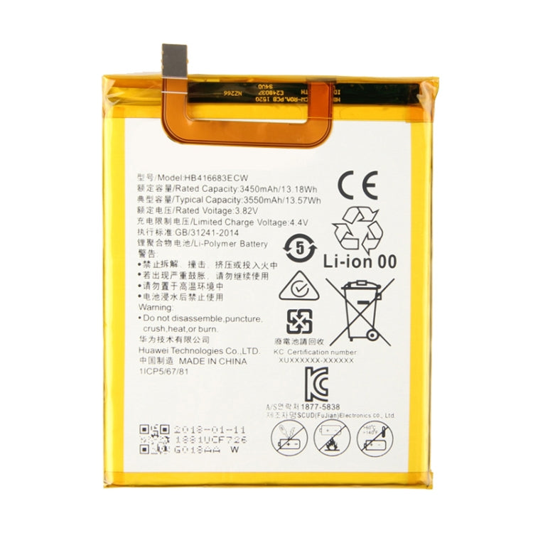 3450mAh Li-Polymer Battery HB416683ECW for Huawei Nexus 6 / H1511 / H151 My Store