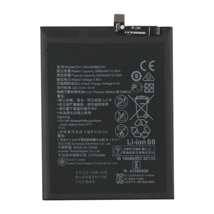 HB446486ECW for Huawei Honor 9X Li-ion Polymer Battery My Store