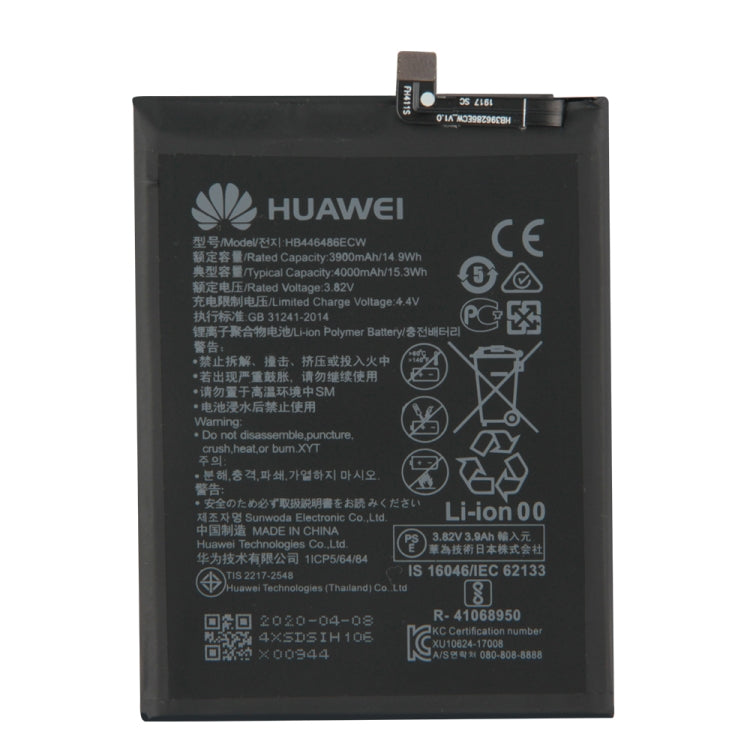 HB446486ECW for Huawei Honor 9X Pro Li-ion Polymer Battery