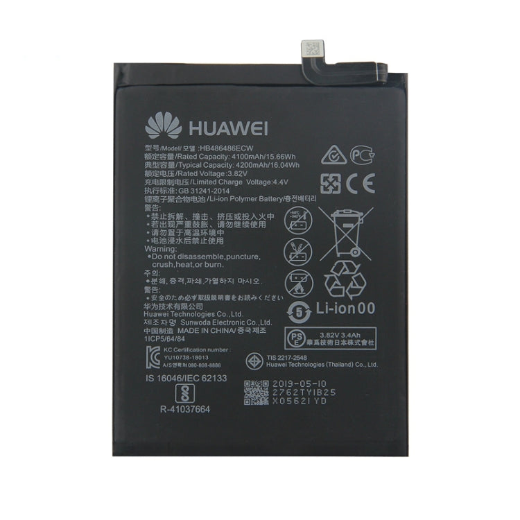 HB486486ECW Li-ion Polymer Battery for Huawei P30 Pro / Mate 20 Pro My Store