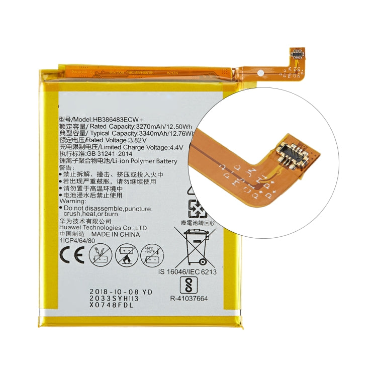 3340mAh HB386483ECW Li-Polymer Battery Replacement for Huawei G9 Plus / G8 / Honor 6X My Store