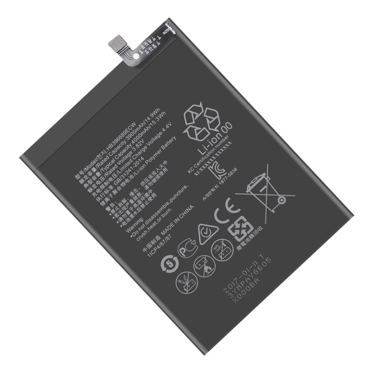 4000mAh HB396689ECW Li-Polymer Battery Replacement for Huawei Y7 Prime / Y7 2017 / Enjoy 7 Plus