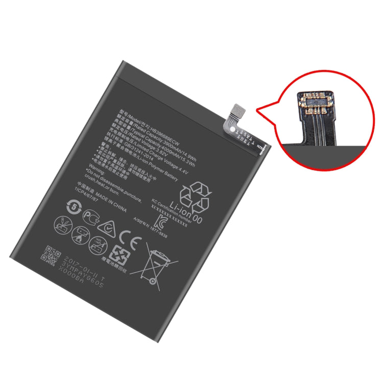 4000mAh HB396689ECW Li-Polymer Battery Replacement for Huawei Y7 Prime / Y7 2017 / Enjoy 7 Plus My Store