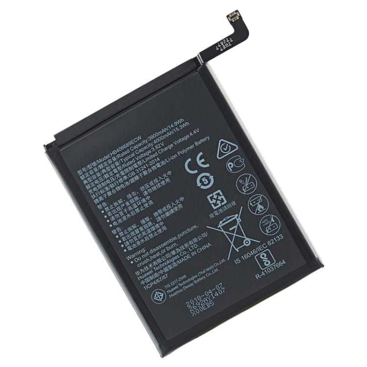 4000mAh Li-Polymer Battery Replacement for Huawei Y9 2019 / Y9 2018 / Y7 2019 / Y9 Prime (2019) / Mate 9 My Store