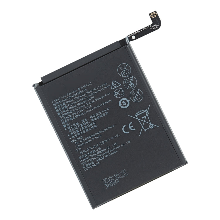 4000mAh HB436486ECW Li-Polymer Battery Replacement for Huawei Nova 5Z / Honor V20 / Honor 20 Pro My Store