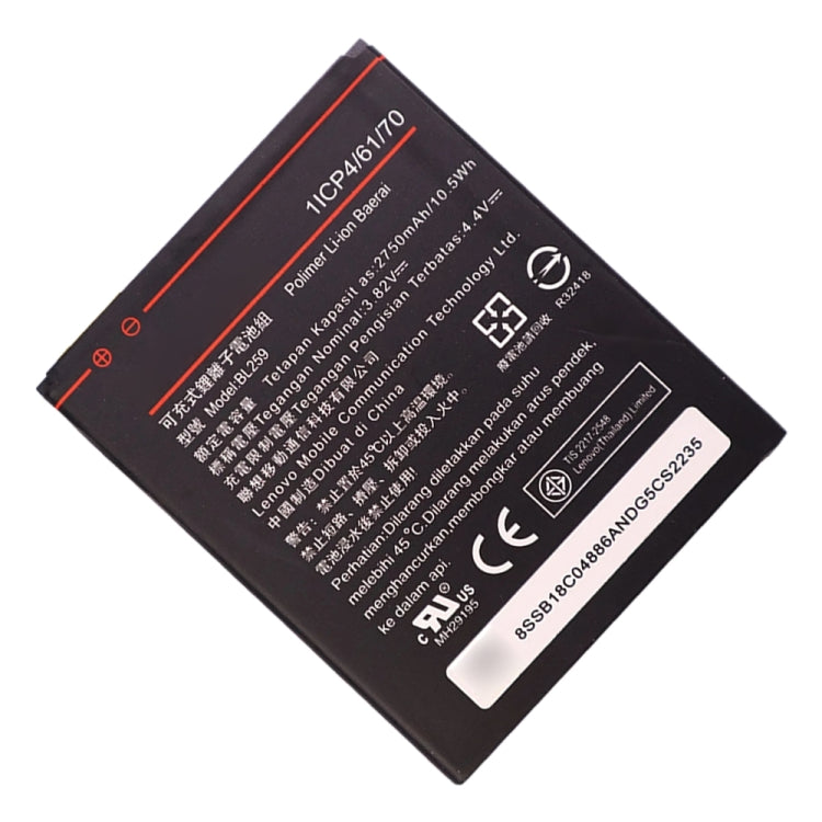 Original 2750mAh BL259 Li-Polymer Battery for Lenovo Vibe K5 Plus / Vibe K5 A6020 My Store