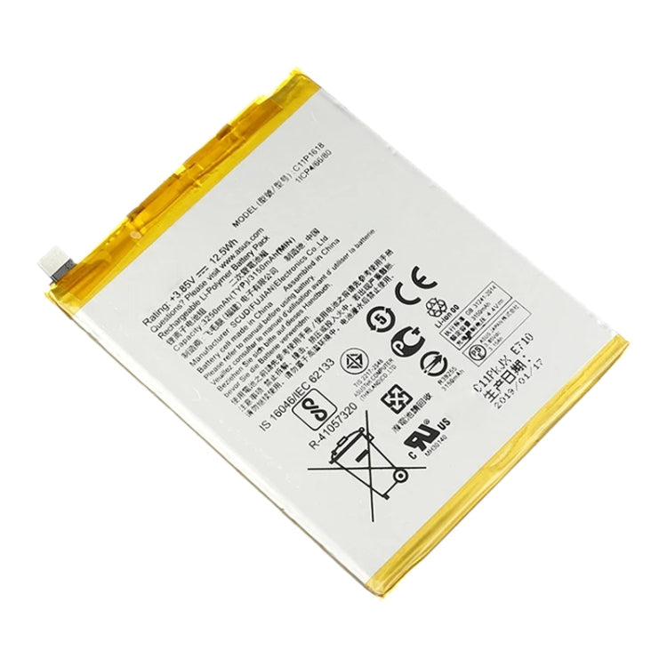 3250mAh C11P1618 Li-Polymer Battery for Asus ZenFone 4 ZE554KL / Zenfone 5 Lite ZC600KL My Store