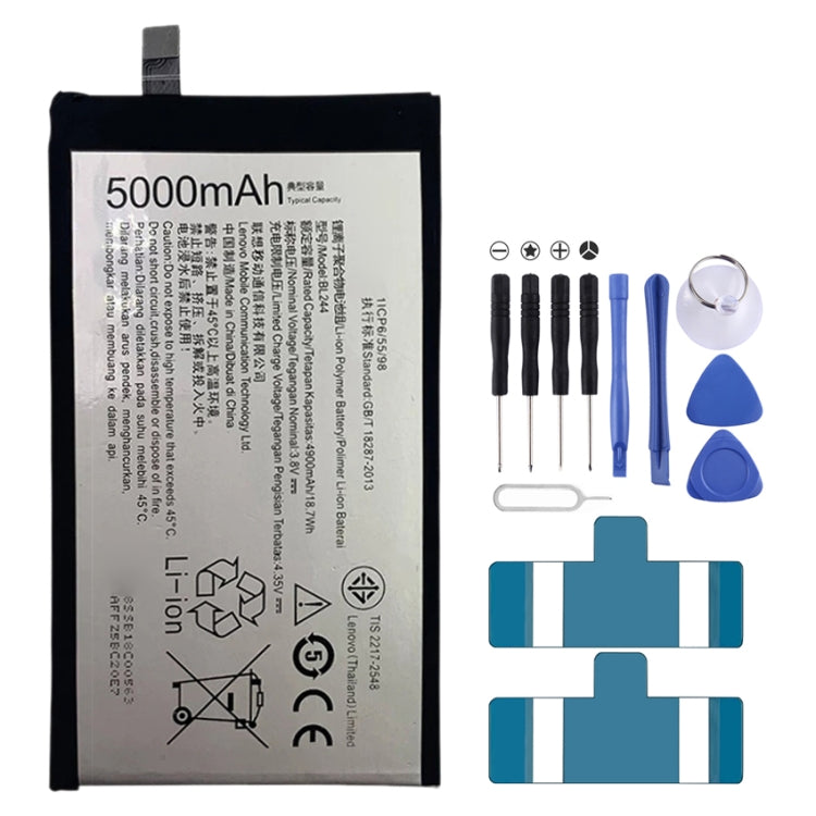 5000mAh BL244 for Lenovo Vibe P1 Li-Polymer Battery My Store