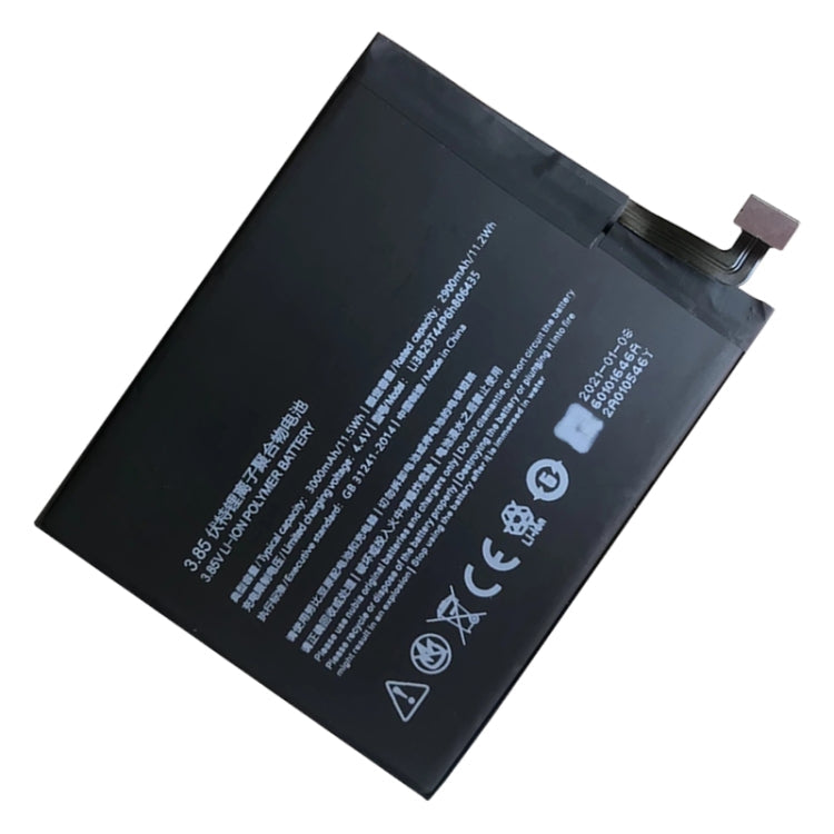 3000mAh Li3829T44P6h806435 Li-Polymer Battery for ZTE Nubia Z11 / Nubia M2 Lite My Store