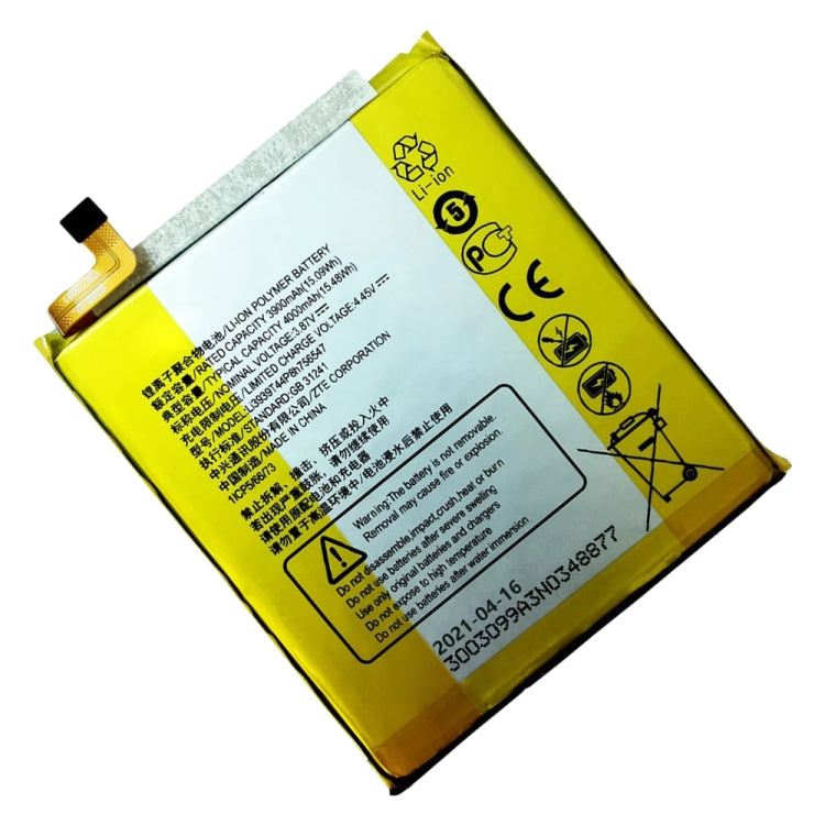 3900mAh Li-ion Polymer Battery for ZTE Axon 10 Pro 5G / Axon 9 Pro My Store