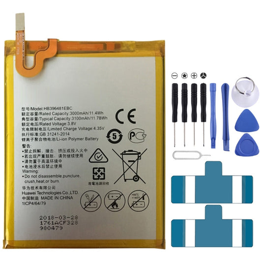 HB396481EBC Li-ion Polymer Battery for Huawei Ascend G7 Plus / Honor 5X / G8 / G8X / RIO L03-UL00TL00AL00 My Store