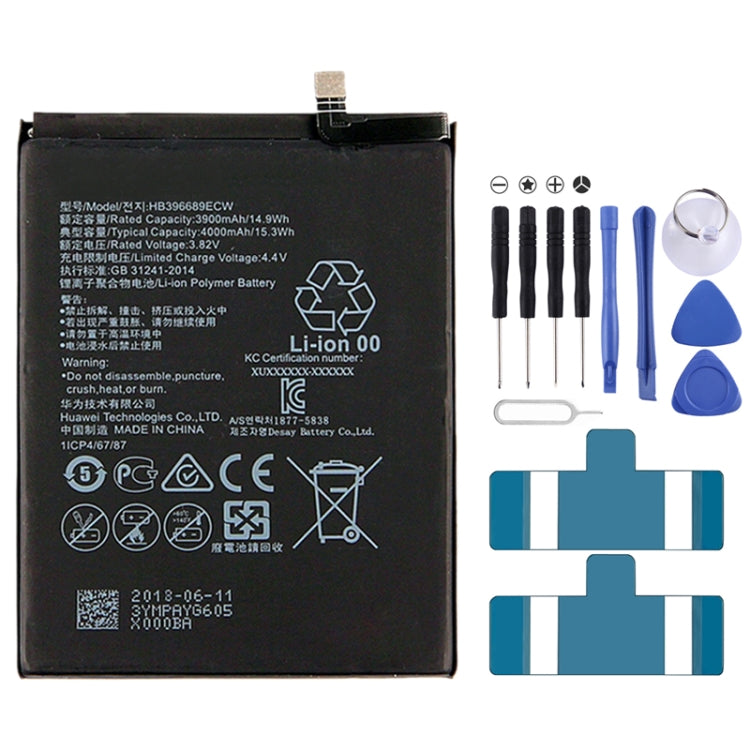 HB396689ECW Li-ion Polymer Battery for Huawei Mate 9 / Mate 9 Pro / Honor 8C / Y9 (2018) My Store