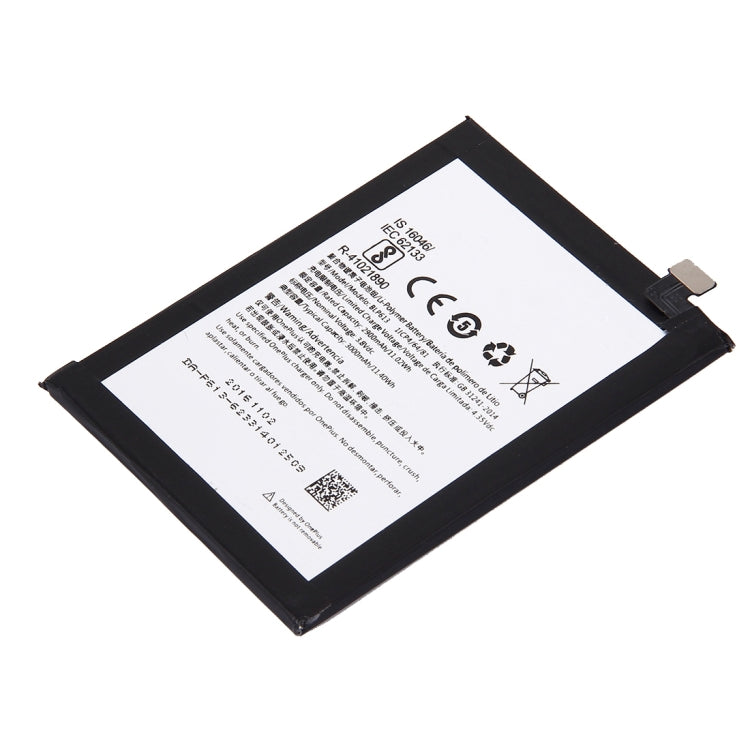 2900mAh for OnePlus 3 (A3000 Version) Rechargeable Li-Polymer Battery My Store