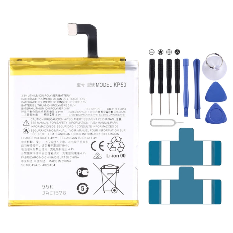 For Motorola One Zoom / One Pro 4000mAh Replacement Li-Polymer Battery KP50 My Store