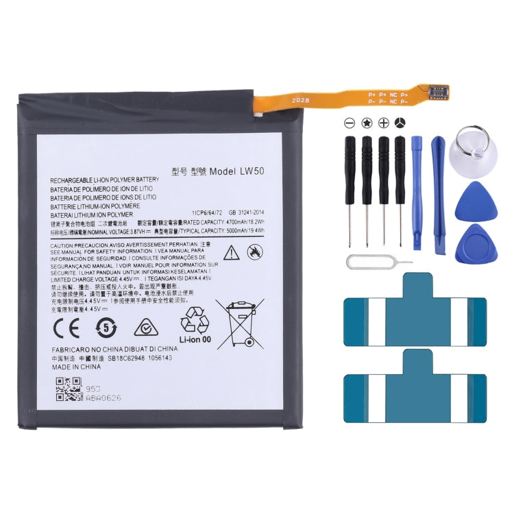 For Motorola Edge+ 5000mAh Replacement Li-Polymer Battery LW50