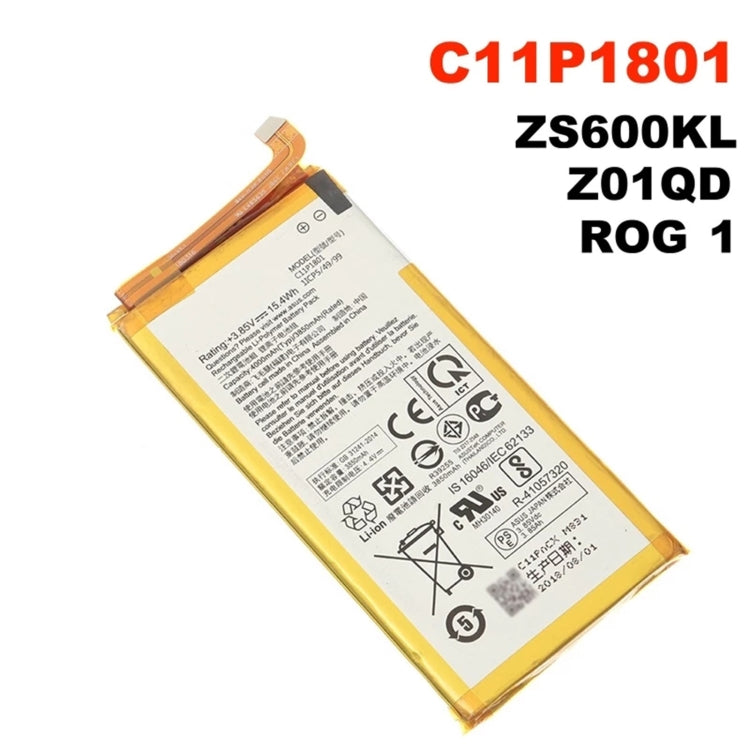 4000mAh C11P1801 Li-ion Battery for ASUS ROG Phone ZS600KL Z01QD My Store