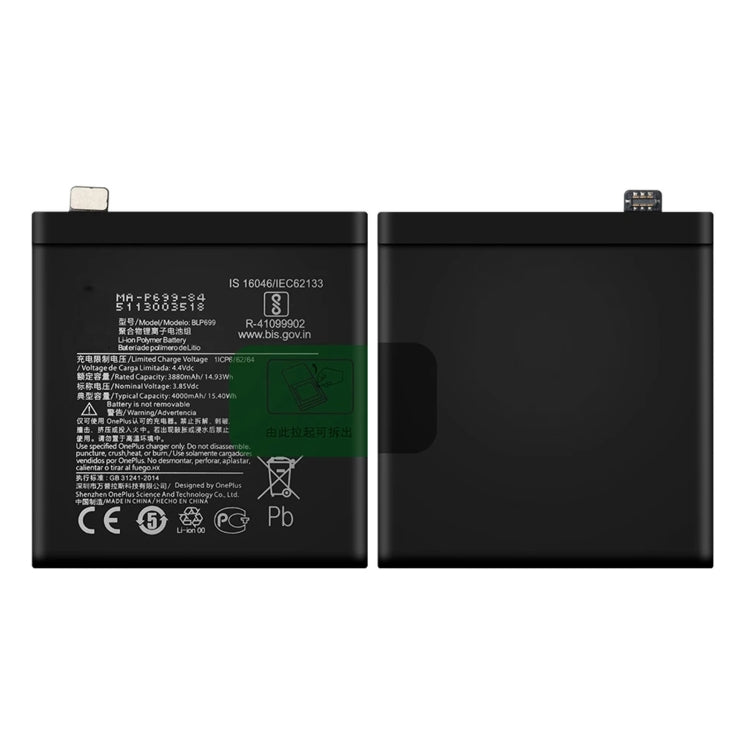 4000mAh BLP699 for OnePlus 7 Pro Li-ion Polymer Battery My Store