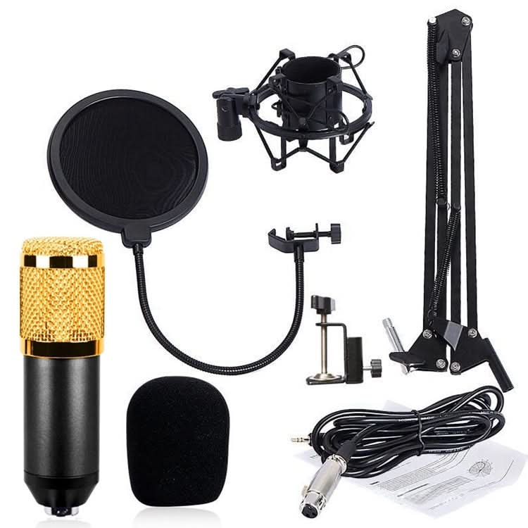 BM-800 Network K-Song Dedicated High-end Metal Shock Mount Microphone Set My Store