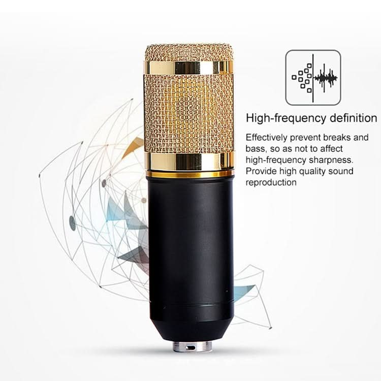 BM-800 Network K-Song Dedicated High-end Metal Shock Mount Microphone Set My Store