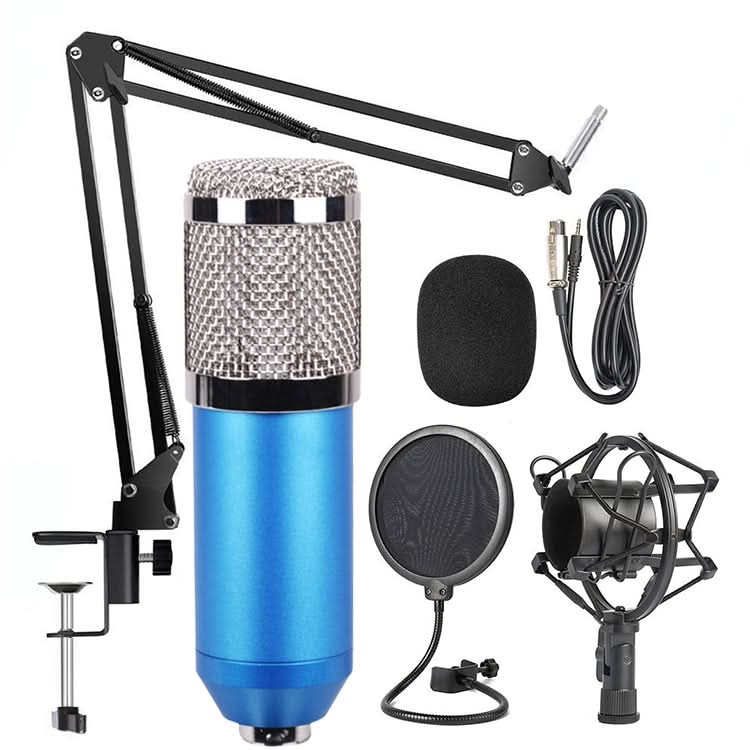 BM-800 Network K-Song Dedicated High-end Metal Shock Mount Microphone Set My Store