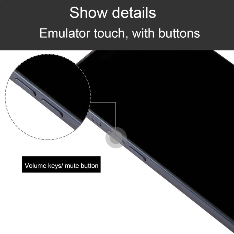 For iPhone 15 Plus Black Screen Non-Working Fake Dummy Display Model My Store