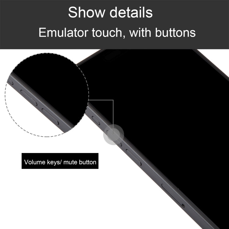 For iPhone 15 Pro Black Screen Non-Working Fake Dummy Display Model My Store