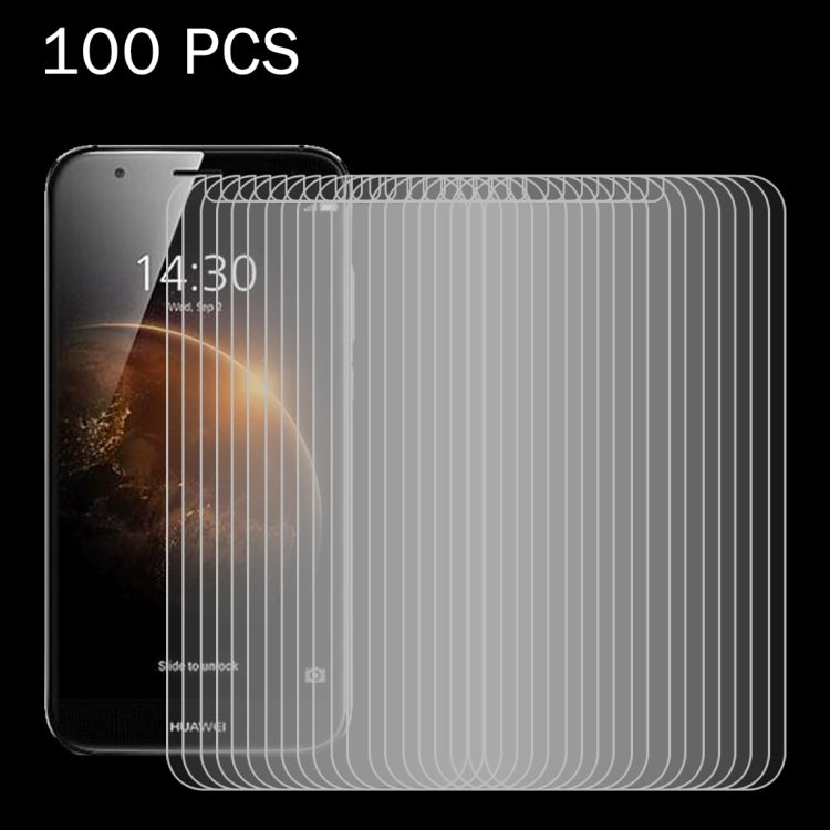 50 PCS for  Huawei GX8 0.26mm 9H Surface Hardness 2.5D Explosion-proof Tempered Glass Film, No Retail Package