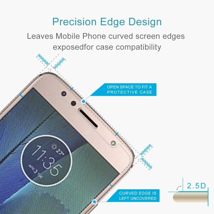 1 PCS For Motorola Moto G5S Plus 0.3mm 9H Surface Hardness 2.5D Explosion-proof Tempered Glass Non-full Screen Film