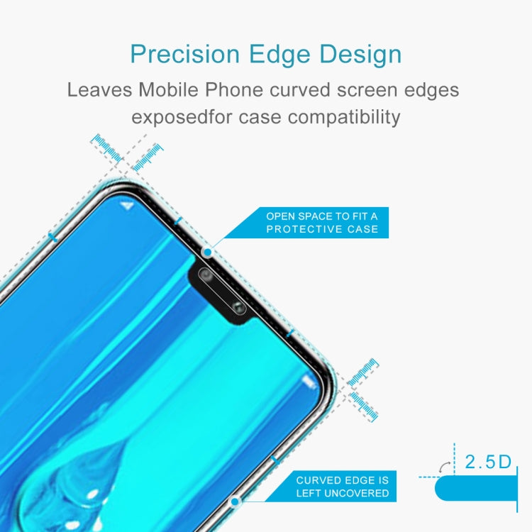 10 PCS 0.26mm 9H 2.5D Explosion-proof Tempered Glass Film for Huawei Y9 (2019) / Enjoy 9 Plus