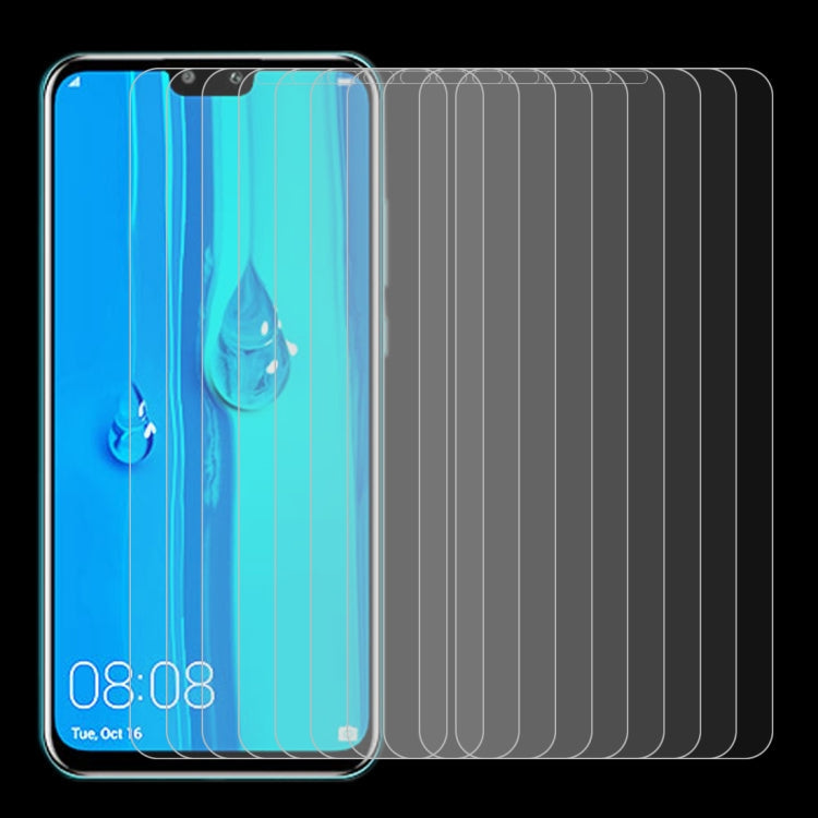 10 PCS 0.26mm 9H 2.5D Explosion-proof Tempered Glass Film for Huawei Y9 (2019) / Enjoy 9 Plus