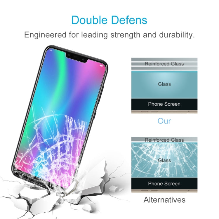 10 PCS 0.26mm 9H 2.5D Explosion-proof Tempered Glass Film for Huawei Honor 8C