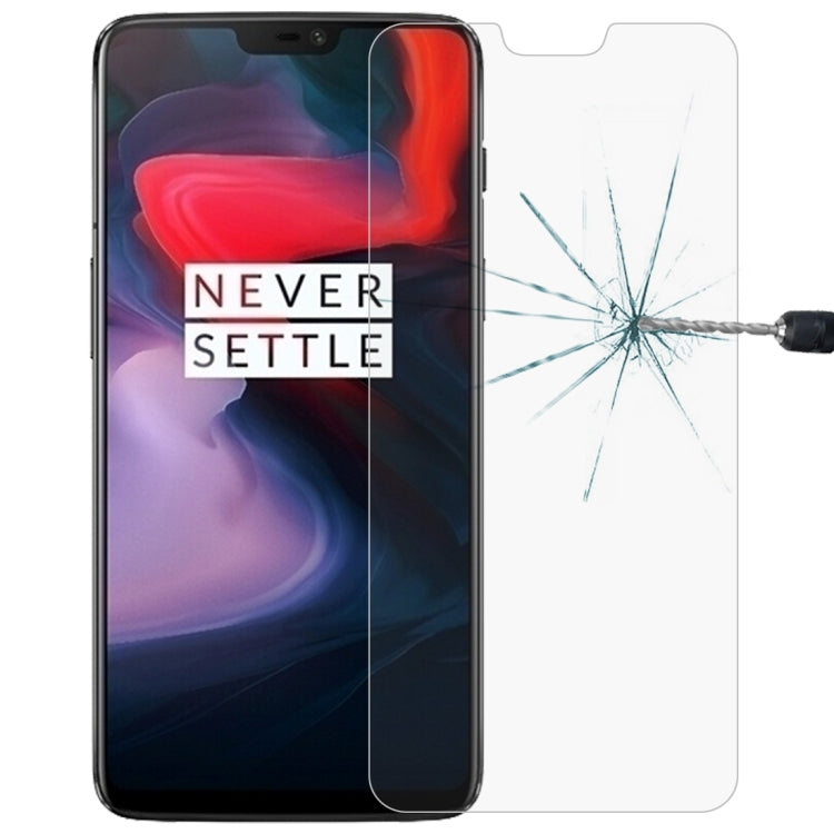 0.26mm 9H 2.5D Tempered Glass Film for OnePlus 6