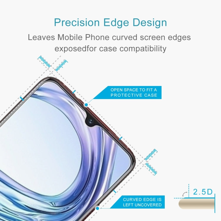 100 PCS 0.26mm 9H 2.5D Tempered Glass Film for vivo X23