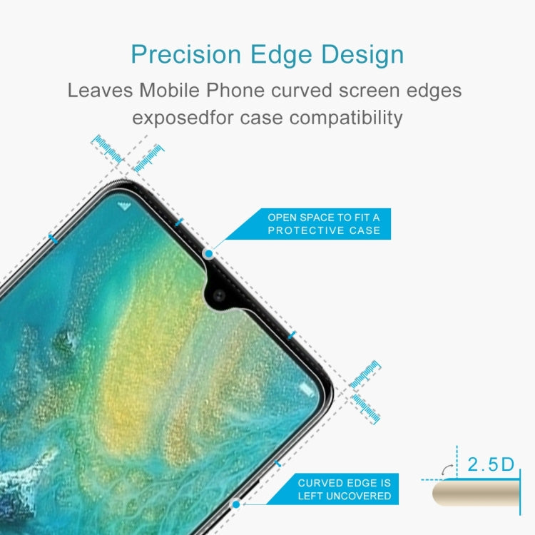 2 PCS 0.26mm 9H Surface Hardness 2.5D Curved Edge Tempered Glass Film for Huawei Mate 20-Reluova