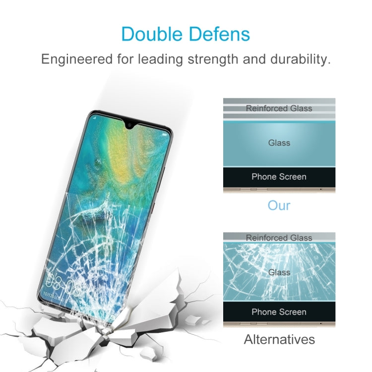 2 PCS 0.26mm 9H Surface Hardness 2.5D Curved Edge Tempered Glass Film for Huawei Mate 20-Reluova